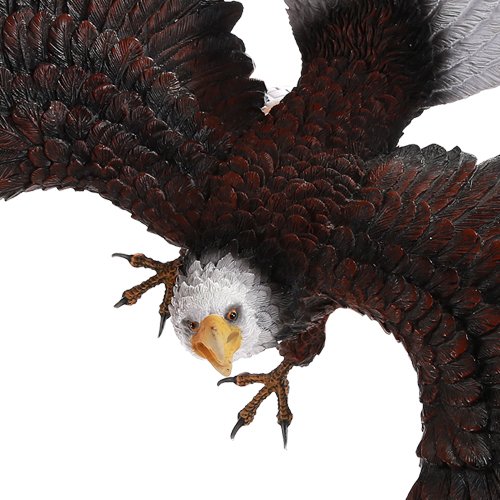 Majestic Eagle alas de gloria americano Águila calva decoración de la pared Escultura 18 inch