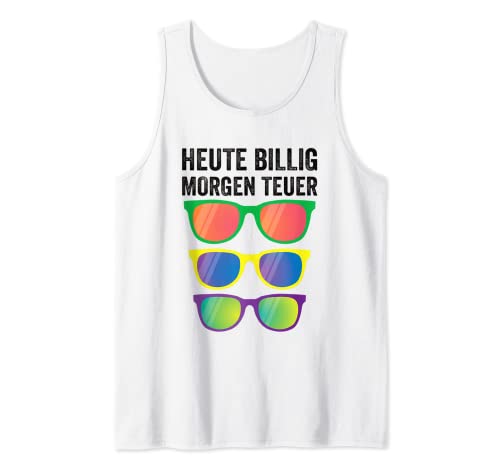 Mallorca Vacaciones Helmut Heute barato Morgen Teuer Camiseta sin Mangas