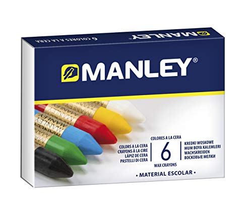 Manley 106 - Ceras, 6 unidades, multicolor