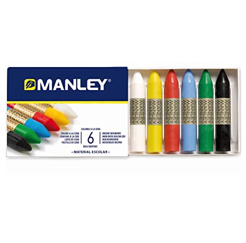 Manley 106 - Ceras, 6 unidades, multicolor