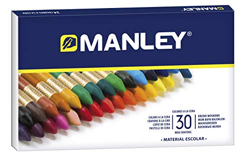 Manley 130 - Ceras, 30 unidades + 10 ceras Manley Especiales (FLUO+PASTEL)