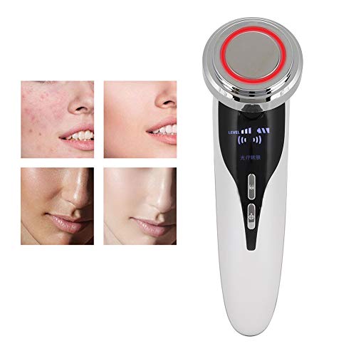 Máquina De Belleza Masajeador Facial 5 En 1, Suaviza Y Reafirma La Piel Ems Masaje Blanqueamiento Limpieza Facial Estiramiento Apretado Anti-envejecimiento Máquina De Estiramiento Facial