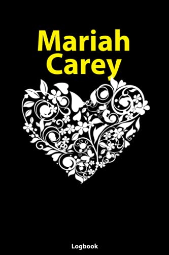 Mariah Carey Flower Heart Notebook: Mariah Carey Notebook & Journal | Mariah Carey Fan Essential | Composition Notebook | College Ruled 6x9 110 page Logbook Journal