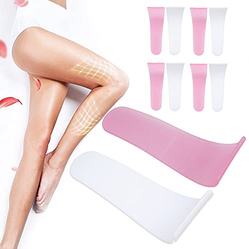 Máscara Raspador Cera para el Cabello Espátulas Limpiadoras 10pcs Crema Depilatoria Espátula Palo Salón en el Hogar Mascarilla Facial Aplicador Raspador Herramientas de Belleza