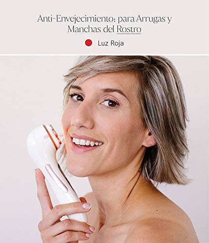 MASDERM | Aparato Radiofrecuencia Facial 5 en 1 | Masajeador Facial Electrico | Limpieza Facial | Maquina Hifu Facial y Corporal Profesional | Galvanica Facial Reafirmante | Alta Frecuencia Estetica