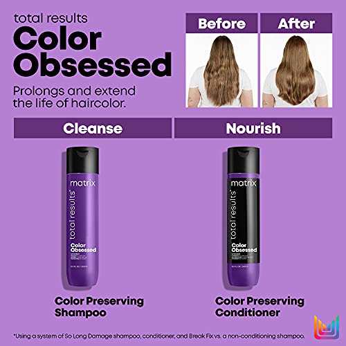 Matrix Matrix Total Results Color Obsessed Shampoo, 33.79 Ounce Tapones para los oídos 2 Centimeters Negro (Black)