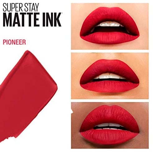 Maybelline New York cofre de maquillaje con 2 pintalabios Matte Ink tamaño estándar y Primer Fit mini Me de regalo