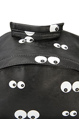 Mediados de Pac Bolsas Oro Mochila Mochila ocio, 41cm, Negro Ojos