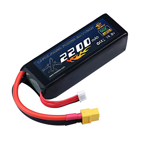 melasta 4S 14.8V LiPo batería 2200mAh 50C RC Lipo batería con XT60 Enchufe para RC avión helicóptero Quadcopter vehículo Barco