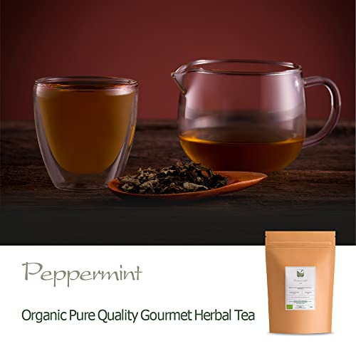 Menta Piperita Infusión Orgánica Pura - Dulce Y Refrescante - Mentha Piperita - Menta Negra O Toronjil Menta 100g