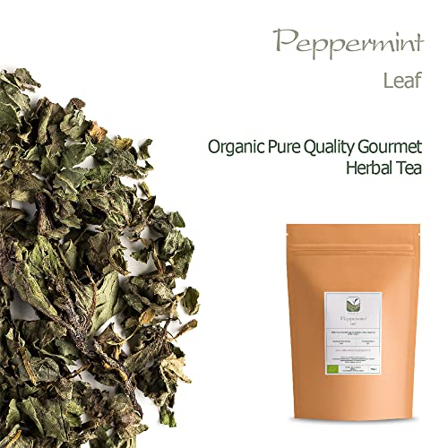 Menta Piperita Infusión Orgánica Pura - Dulce Y Refrescante - Mentha Piperita - Menta Negra O Toronjil Menta 100g