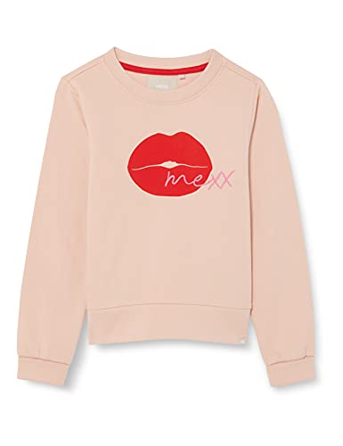 Mexx Enzyme Wash Sweatshirt Sudadera, Color Rosa Medio, 92 cm para Niñas