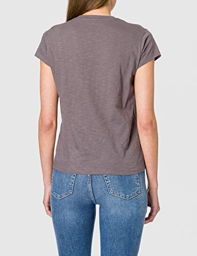 Mexx Organic Cotton T-Shirt Camiseta, Gris Oscuro, M para Mujer