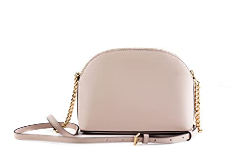 Michael Kors Jet Set Travel Medium Dome Crossbody Bag in Powder Blush