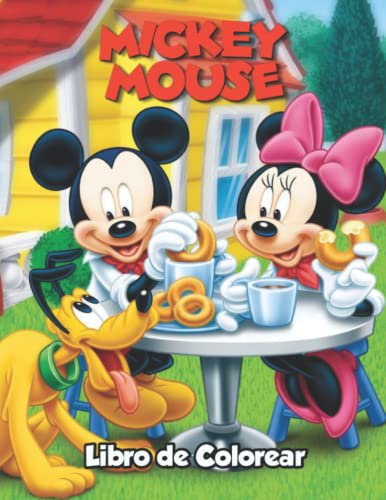 Míckey Mouse Libro de colorear: 100 páginas. Increíbles páginas para colorear Míckey Mouse para que los niños se relajen y se diviertan, ¡una gran idea de regalo para los fanáticos de Míckey Mouse!