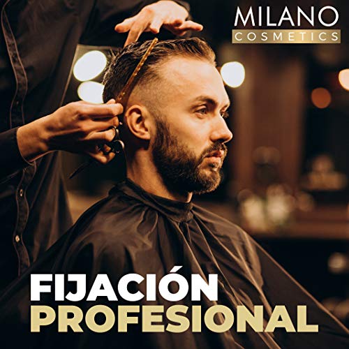 Milano Gel Fijador Hombre Fuerte Extrafuerte 250 ml Strong Hold Styling Fijación Cabello Profesional Caballero Gomina Pelo