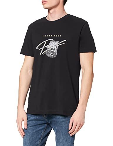 Mister Tee Count Your Fame Camiseta, Hombre, Negro, Medium