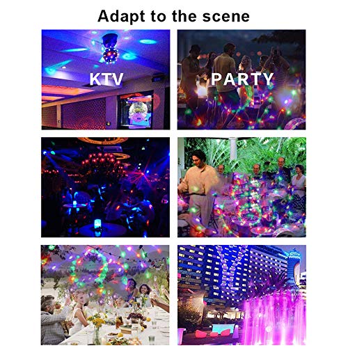 Monkys Luces de Discoteca, luz de Bola LED Especial LED Colorida Bola mágica giratoria lámpara de Bombilla de luz de Escenario para Fiesta en casa