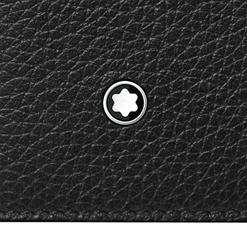 Montblanc Meisterstück Soft Grain - Estuche para 2 bolígrafos, Color Negro