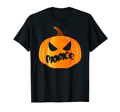 Morice Nombre Calabaza Personalizada Halloween Camiseta