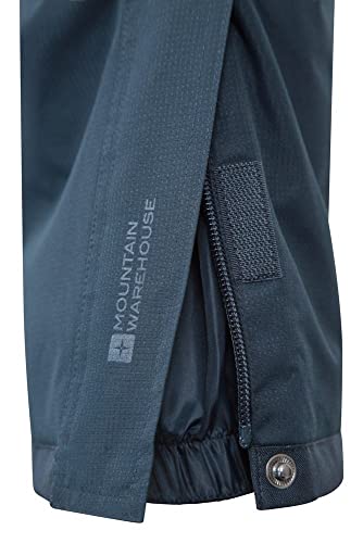 Mountain Warehouse Honey La miel embroma los pantalones de la nieve - pantalones de Snowproof, polainas de la nieve, Rodillas reforzadas, abertura relampagada Salopettes, apoyos desmontables, Invierno Azul oscuro 2-3 Años