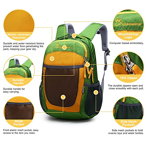 Mountaintop Mochila Infantil Mochila para Niños Niñas de 2-5 Años Mochila Ligera Mochila Escolar Mochila Escuela 38.5 x 25 x 17