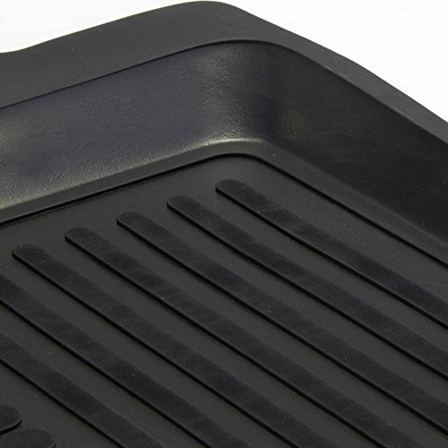 MTM Alfombrillas Goma para Audi Q3 I (8U) 08.2011-06.2018, Tipo Cubeta a Medida Antideslizante con Borde 5 cm, cód. 3D 5246