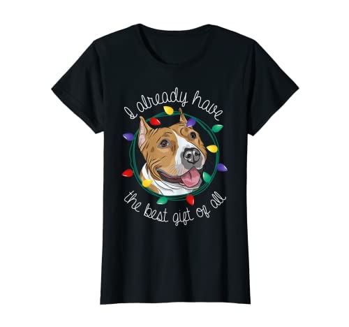 Mujer American Staffordshire Terrier - Regalo de Navidad para mujer Camiseta