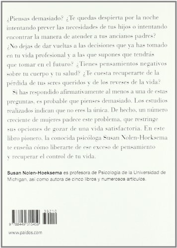 Mujeres que piensan demasiado: Cómo evitar los pensamientos repetitivos y vencer la ansiedad (Divulgación)