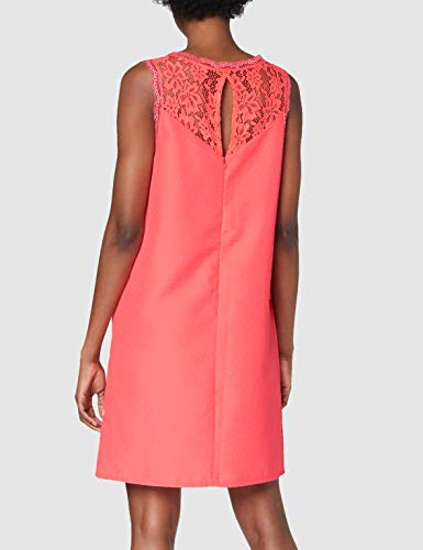 Naf Naf EFLUO R1 Vestido, Rosa Rosa Neon, 40 para Mujer