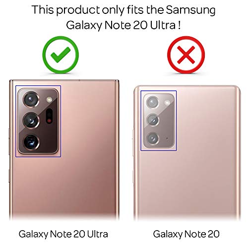 NALIA Carcasa con Cuerda Compatible con Samsung Galaxy Note 20 Ultra Funda, Transparente Hard-Case & Correa Colgante para Colgar, Protectora Cover & Cordon para Llevar en el Cuello, Color:Pink Rosa