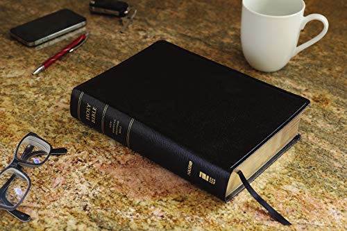 NASB, Zondervan NASB Study Bible, Bonded Leather, Black, Thumb Indexed