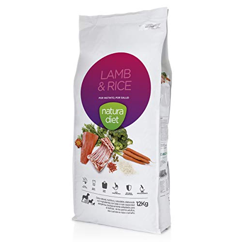 Natura diet Lamb & Rice 12 kg Alimento Natural seco.