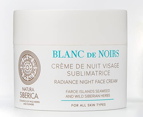 Natura Siberica Crema Facial de Noche Radíance, Blanc des Noirs - 50 ml