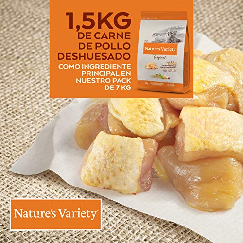 Nature's Variety Original - Pienso para gatos adultos con pollo deshuesado 7 Kg