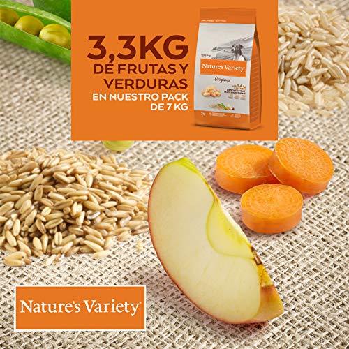 Nature's Variety Original - Pienso para perros adultos mini con pollo deshuesado 7 Kg