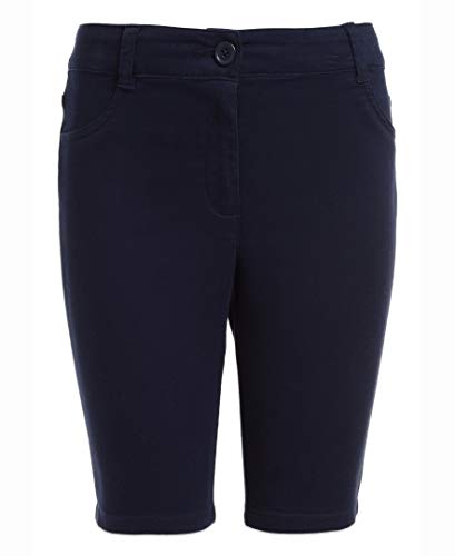 Nautica - Bermudas elásticas para niña - Azul - 6X