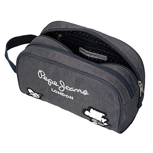 Neceser Pepe Jeans emi Adaptable, Azul, 26x16x12 cms