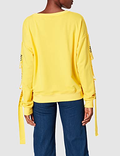 Neon Coco NO Rules Oversized Hoodie Sudadera, Amarillo (Yellow C18), 36 (Tamaño del Fabricante:M) para Mujer