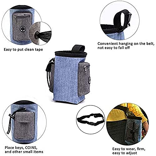 NETT 2PCS Bolsa de Comida para Perros,Bolsade Aperitivos para Mascotas,Bolsa de Entrenamiento para Perros,Bolsa Premios Perro Resistente al Agua