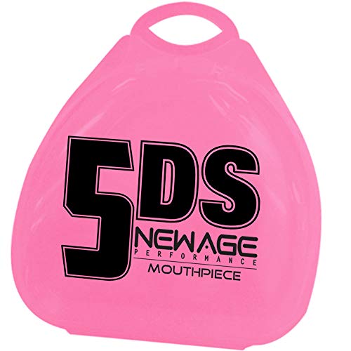 New Age Performance - 5DS Deportes y Fitness - Boquilla para actividades cardiovasculares - Mandíbula inferior - Sin contacto - Rosa