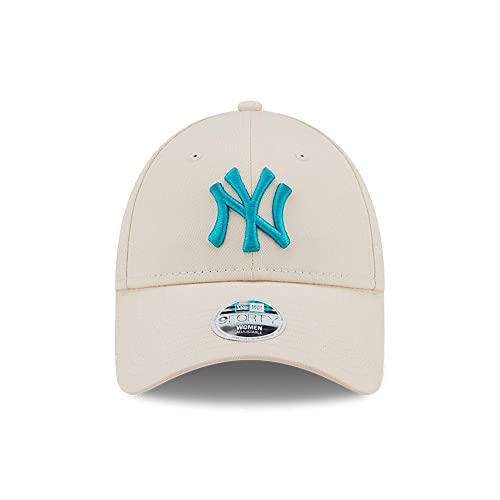 New Era Gorra Essential 9Forty de la Liga Femenina ~ New York Yankees Stone