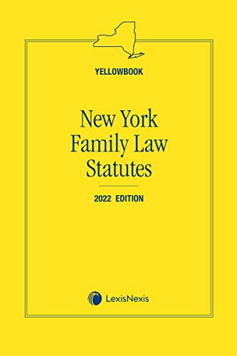 New York Family Law (Yellowbook) 2022 Edition (English Edition)