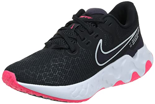 Nike Renew Ride 2, Zapatillas para Correr Mujer, Black Cave Purple Hyper Pink Grey Fog, 37.5 EU