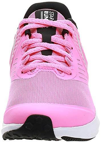 NIKE Star Runner 2 (GS), Sneaker, Pink Glow/Photon Dust-Black-White, 39 EU