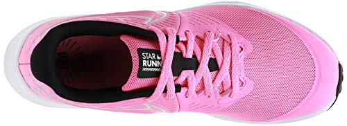 NIKE Star Runner 2 (GS), Sneaker, Pink Glow/Photon Dust-Black-White, 39 EU