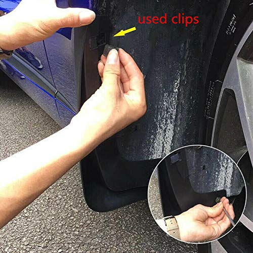 NIUASH 4PCS Car Mudflaps Mudguards Splash Guards Car Fender,For Jaguar F-Pace 2015 2016 2017 2018 2019