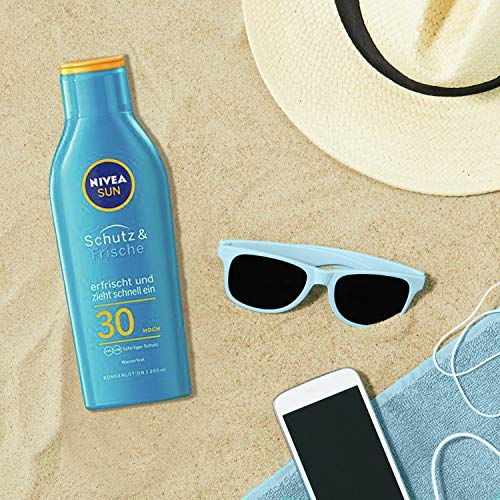 Nivea Sun protección y frescura solar SPF 30, 1er Paquete (1 x 200 ml)