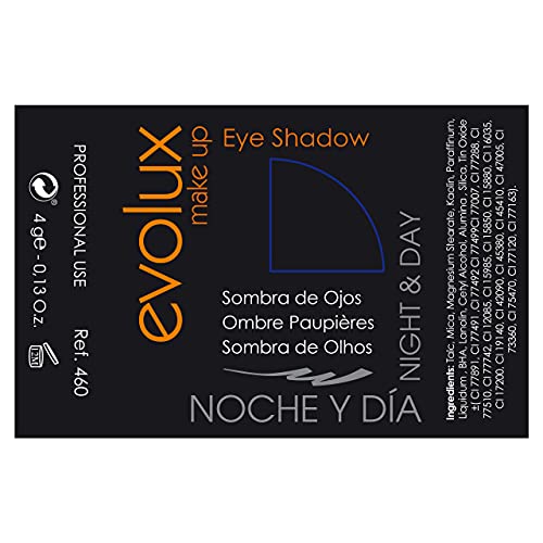 Noche y Dia Evolux by Night & Day Sombra de Ojos Color N.13 Naranja Mate, Evolux Eye Shadow 4 gr.