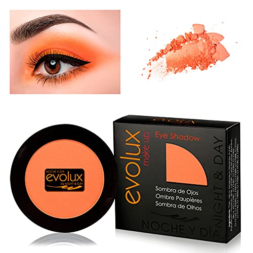 Noche y Dia Evolux by Night & Day Sombra de Ojos Color N.13 Naranja Mate, Evolux Eye Shadow 4 gr.